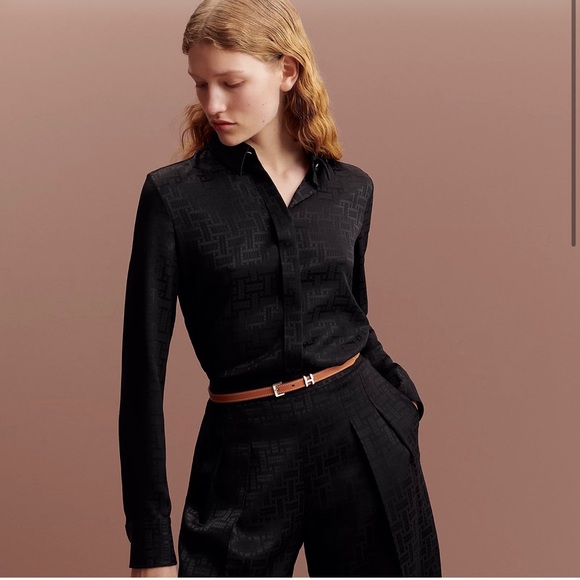 ❌ SOLD ❌ Hermes swift epsom 13mm belt women leather thin 65 - Picture 5 of 5